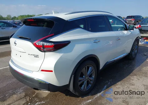2022 Nissan Murano Platinum Intelligent Awd z USA, uszkodzony, nr VIN 5N1AZ2DS3NC114836